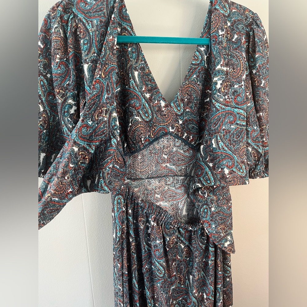 Micheal Kors Elegant Paisley Print Dress NWT - Picture 8 of 13